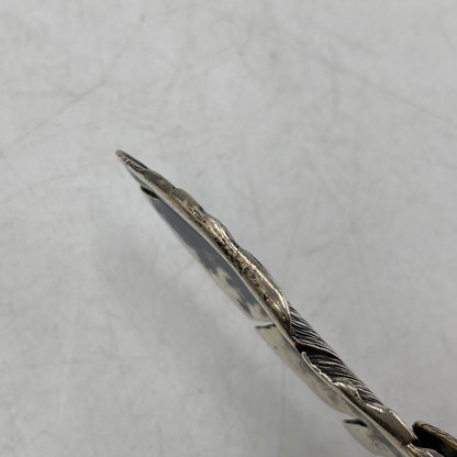【中古品】【メンズ/レディース】 SAAD サード 925 BRONZE HEART FEATHER PENDANT TOP ブロンズ ハート フェザー ペンダントトップ アクセサリー 191-260820-kh-03-izu カラー：シルバー 万代Net店