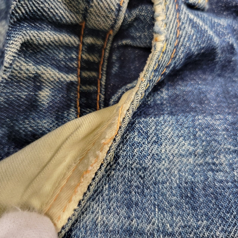 【中古品】【メンズ】 EVISU エヴィス NO.2 KAMOME PAINT DENIM PANTS LOT.2000 カモメペイント デニムパンツ ジーンズ 156-260822-as-04-izu サイズ：34×35 カラー：インディゴ 万代Net店