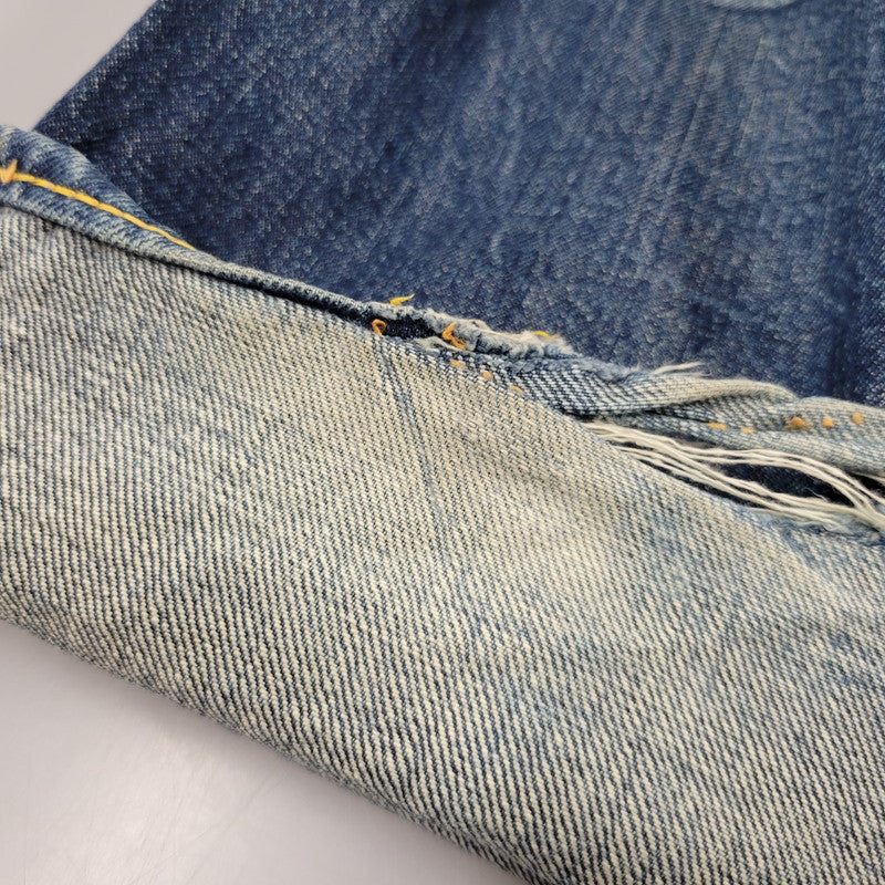 【中古品】【メンズ】 EVISU エヴィス NO.2 KAMOME PAINT DENIM PANTS LOT.2000 カモメペイント デニムパンツ ジーンズ 156-260822-as-04-izu サイズ：34×35 カラー：インディゴ 万代Net店