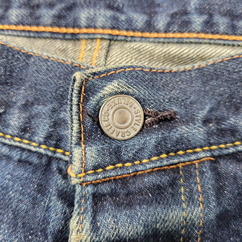 【中古品】【メンズ】 EVISU エヴィス NO.2 KAMOME PAINT DENIM PANTS LOT.2000 カモメペイント デニムパンツ ジーンズ 156-260822-as-04-izu サイズ：34×35 カラー：インディゴ 万代Net店