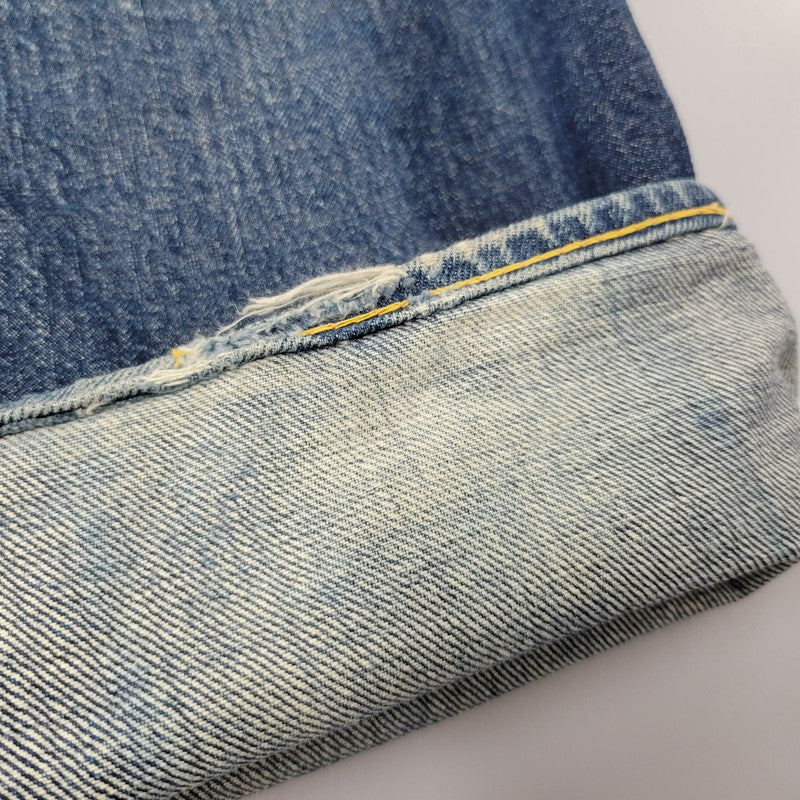 【中古品】【メンズ】 EVISU エヴィス NO.2 KAMOME PAINT DENIM PANTS LOT.2000 カモメペイント デニムパンツ ジーンズ 156-260822-as-04-izu サイズ：34×35 カラー：インディゴ 万代Net店