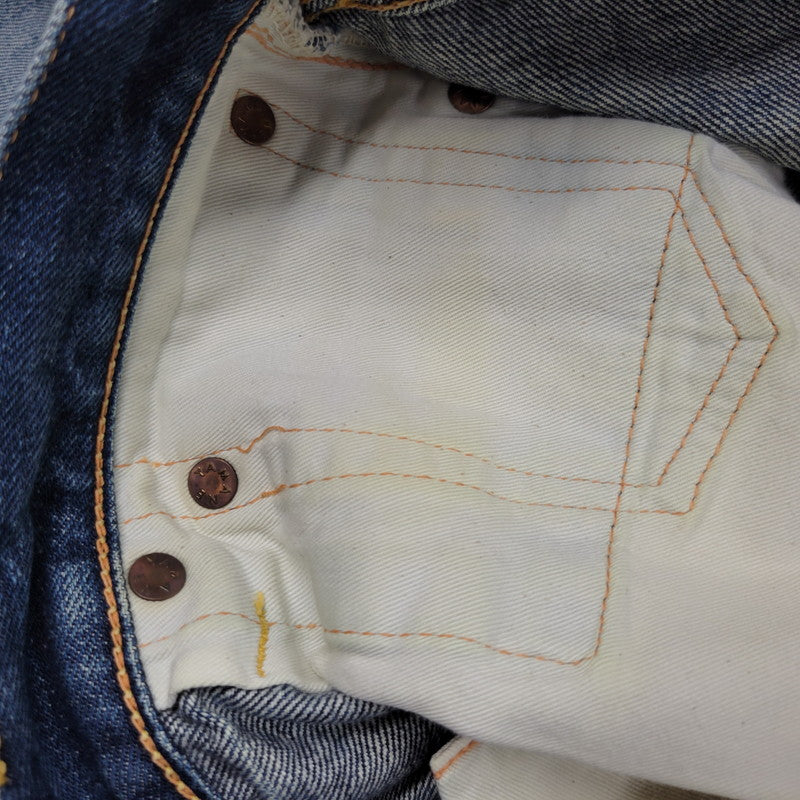 【中古品】【メンズ】 EVISU エヴィス NO.2 KAMOME PAINT DENIM PANTS LOT.2000 カモメペイント デニムパンツ ジーンズ 156-260822-as-04-izu サイズ：34×35 カラー：インディゴ 万代Net店