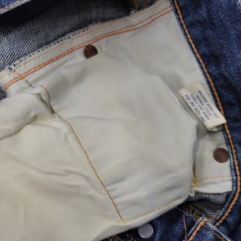 【中古品】【メンズ】 EVISU エヴィス NO.2 KAMOME PAINT DENIM PANTS LOT.2000 カモメペイント デニムパンツ ジーンズ 156-260822-as-04-izu サイズ：34×35 カラー：インディゴ 万代Net店