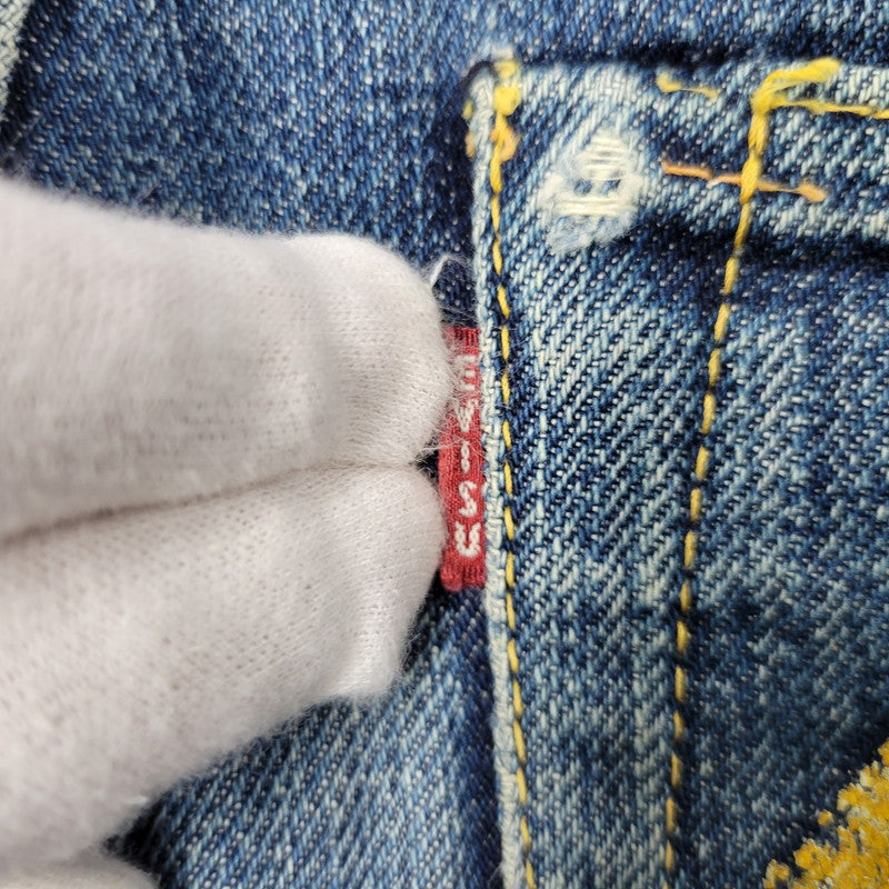 【中古品】【メンズ】 EVISU エヴィス NO.2 KAMOME PAINT DENIM PANTS LOT.2000 カモメペイント デニムパンツ ジーンズ 156-260822-as-04-izu サイズ：34×35 カラー：インディゴ 万代Net店