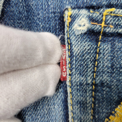 【中古品】【メンズ】 EVISU エヴィス NO.2 KAMOME PAINT DENIM PANTS LOT.2000 カモメペイント デニムパンツ ジーンズ 156-260822-as-04-izu サイズ：34×35 カラー：インディゴ 万代Net店