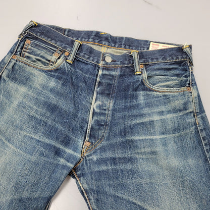 【中古品】【メンズ】 EVISU エヴィス NO.2 KAMOME PAINT DENIM PANTS LOT.2000 カモメペイント デニムパンツ ジーンズ 156-260822-as-04-izu サイズ：34×35 カラー：インディゴ 万代Net店