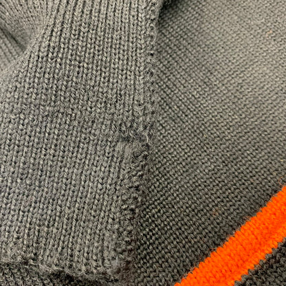 【中古品】【メンズ】 VINTAGE 50S LETTERED CARDIGAN レタード カーディガン トップス 長袖 146-260819-cs-02-izu サイズ：不明 カラー：ブラック×オレンジ 万代Net店