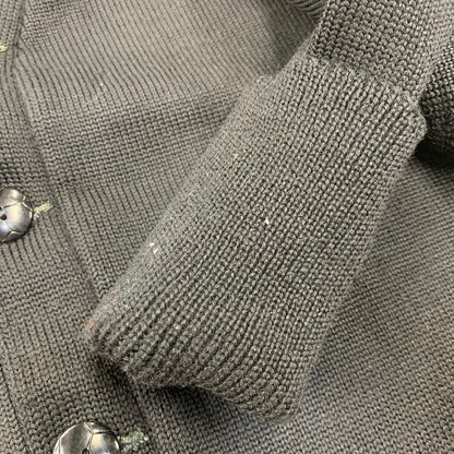 【中古品】【メンズ】 VINTAGE 50S LETTERED CARDIGAN レタード カーディガン トップス 長袖 146-260819-cs-02-izu サイズ：不明 カラー：ブラック×オレンジ 万代Net店