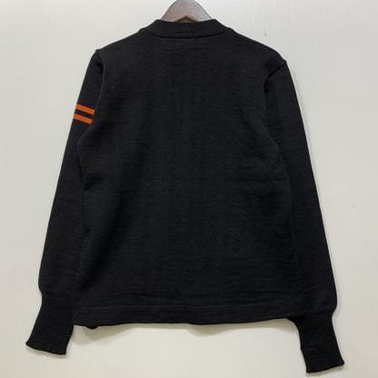 【中古品】【メンズ】 VINTAGE 50S LETTERED CARDIGAN レタード カーディガン トップス 長袖 146-260819-cs-02-izu サイズ：不明 カラー：ブラック×オレンジ 万代Net店