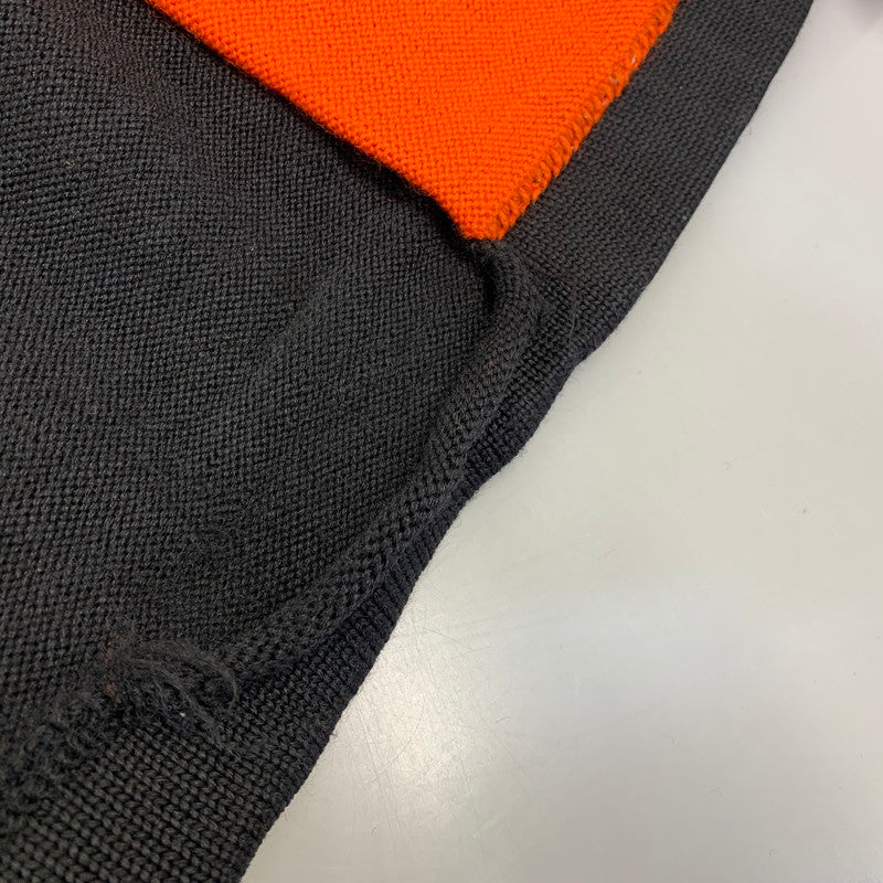 【中古品】【メンズ】 VINTAGE 50S LETTERED CARDIGAN レタード カーディガン トップス 長袖 146-260819-cs-02-izu サイズ：不明 カラー：ブラック×オレンジ 万代Net店