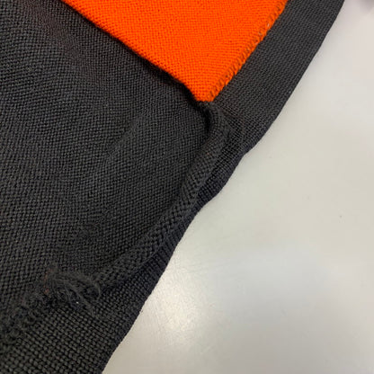 【中古品】【メンズ】 VINTAGE 50S LETTERED CARDIGAN レタード カーディガン トップス 長袖 146-260819-cs-02-izu サイズ：不明 カラー：ブラック×オレンジ 万代Net店