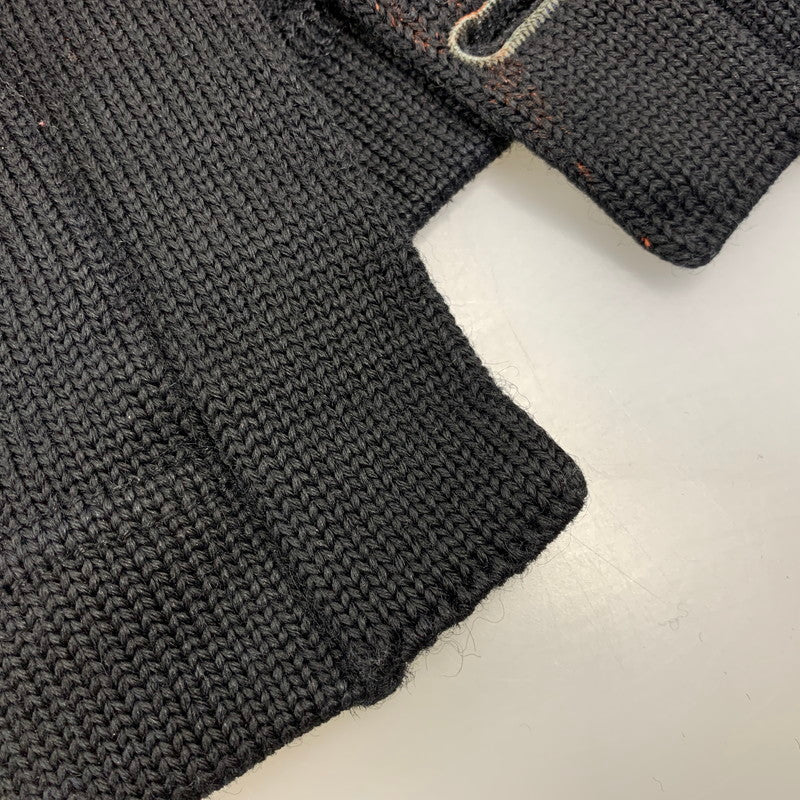 【中古品】【メンズ】 VINTAGE 50S LETTERED CARDIGAN レタード カーディガン トップス 長袖 146-260819-cs-02-izu サイズ：不明 カラー：ブラック×オレンジ 万代Net店