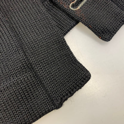 【中古品】【メンズ】 VINTAGE 50S LETTERED CARDIGAN レタード カーディガン トップス 長袖 146-260819-cs-02-izu サイズ：不明 カラー：ブラック×オレンジ 万代Net店