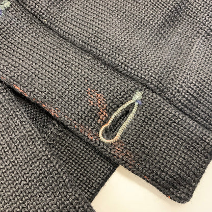 【中古品】【メンズ】 VINTAGE 50S LETTERED CARDIGAN レタード カーディガン トップス 長袖 146-260819-cs-02-izu サイズ：不明 カラー：ブラック×オレンジ 万代Net店