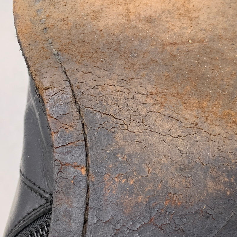 【現状渡し品】【メンズ】 N.HOOLYWOOD エヌハリウッド 460 SIDE ZIP LEATHER BOOTS サイド ジップ レザー ブーツ シューズ 靴 164-260819-cs-07-izu サイズ：M カラー：ブラック 万代Net店