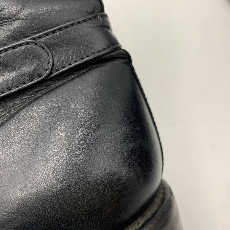 【現状渡し品】【メンズ】 N.HOOLYWOOD エヌハリウッド 460 SIDE ZIP LEATHER BOOTS サイド ジップ レザー ブーツ シューズ 靴 164-260819-cs-07-izu サイズ：M カラー：ブラック 万代Net店