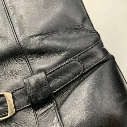 【現状渡し品】【メンズ】 N.HOOLYWOOD エヌハリウッド 460 SIDE ZIP LEATHER BOOTS サイド ジップ レザー ブーツ シューズ 靴 164-260819-cs-07-izu サイズ：M カラー：ブラック 万代Net店
