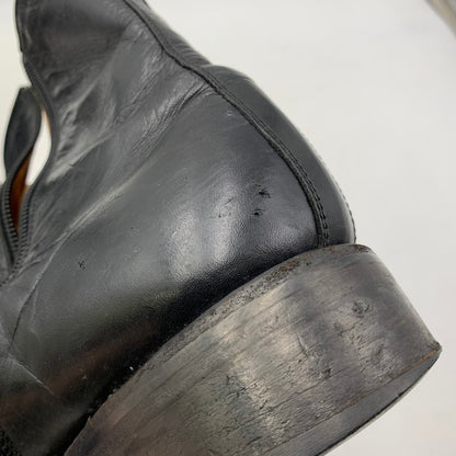 【現状渡し品】【メンズ】 N.HOOLYWOOD エヌハリウッド 460 SIDE ZIP LEATHER BOOTS サイド ジップ レザー ブーツ シューズ 靴 164-260819-cs-07-izu サイズ：M カラー：ブラック 万代Net店