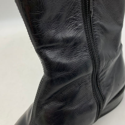 【現状渡し品】【メンズ】 N.HOOLYWOOD エヌハリウッド 460 SIDE ZIP LEATHER BOOTS サイド ジップ レザー ブーツ シューズ 靴 164-260819-cs-07-izu サイズ：M カラー：ブラック 万代Net店