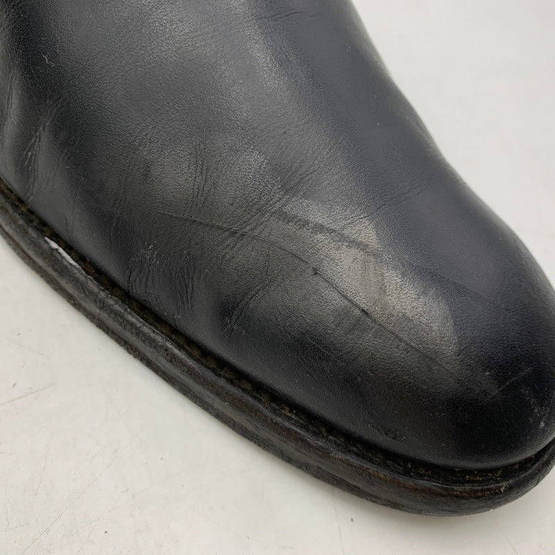 【現状渡し品】【メンズ】 N.HOOLYWOOD エヌハリウッド 460 SIDE ZIP LEATHER BOOTS サイド ジップ レザー ブーツ シューズ 靴 164-260819-cs-07-izu サイズ：M カラー：ブラック 万代Net店