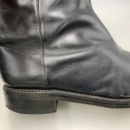 【現状渡し品】【メンズ】 N.HOOLYWOOD エヌハリウッド 460 SIDE ZIP LEATHER BOOTS サイド ジップ レザー ブーツ シューズ 靴 164-260819-cs-07-izu サイズ：M カラー：ブラック 万代Net店