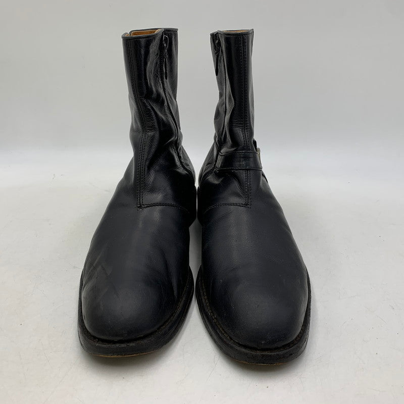 【現状渡し品】【メンズ】 N.HOOLYWOOD エヌハリウッド 460 SIDE ZIP LEATHER BOOTS サイド ジップ レザー ブーツ シューズ 靴 164-260819-cs-07-izu サイズ：M カラー：ブラック 万代Net店