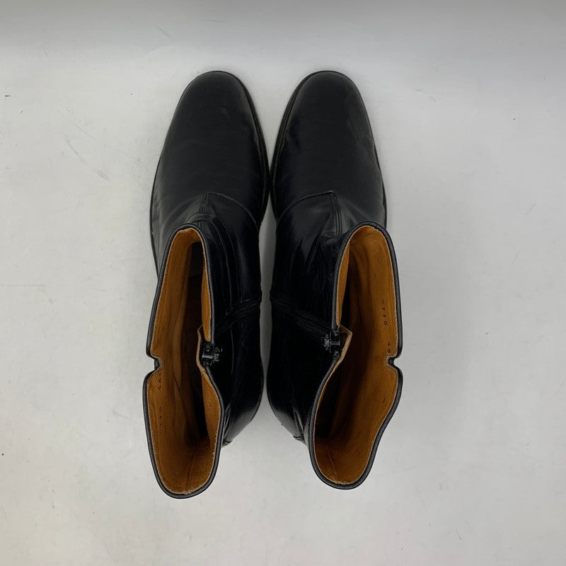 【現状渡し品】【メンズ】 N.HOOLYWOOD エヌハリウッド 460 SIDE ZIP LEATHER BOOTS サイド ジップ レザー ブーツ シューズ 靴 164-260819-cs-07-izu サイズ：M カラー：ブラック 万代Net店