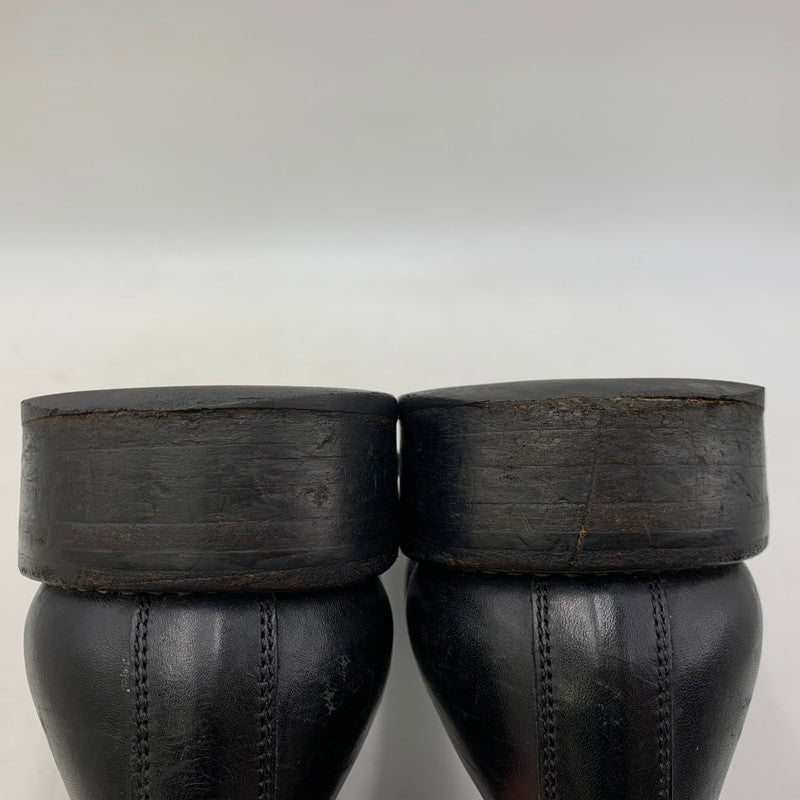 【現状渡し品】【メンズ】 N.HOOLYWOOD エヌハリウッド 460 SIDE ZIP LEATHER BOOTS サイド ジップ レザー ブーツ シューズ 靴 164-260819-cs-07-izu サイズ：M カラー：ブラック 万代Net店