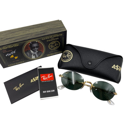 【中古品】【メンズ/レディース】 Ray-Ban レイバン × A$AP ROCKY エイサップ ロッキー SUNGLASSES RB3929 サングラス 203-260820-as-17-izu サイズ：54□20-145 カラー：ゴールド 万代Net店