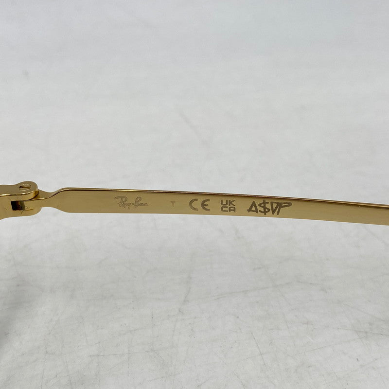 【中古品】【メンズ/レディース】 Ray-Ban レイバン × A$AP ROCKY エイサップ ロッキー SUNGLASSES RB3929 サングラス 203-260820-as-17-izu サイズ：54□20-145 カラー：ゴールド 万代Net店