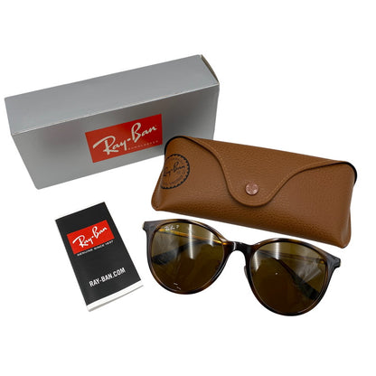 【中古品】【メンズ/レディース】 Ray-Ban レイバン SUNGLASSES RB4334D サングラス 203-260820-as-18-izu サイズ：55□19-145 カラー：ブラウン×ゴールド 万代Net店