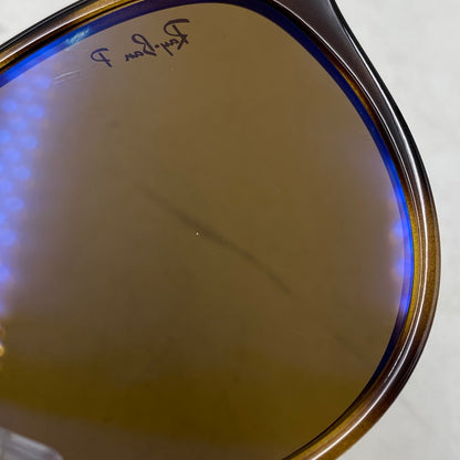 【中古品】【メンズ/レディース】 Ray-Ban レイバン SUNGLASSES RB4334D サングラス 203-260820-as-18-izu サイズ：55□19-145 カラー：ブラウン×ゴールド 万代Net店