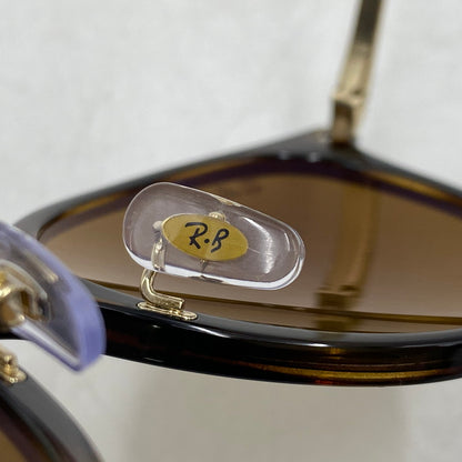 【中古品】【メンズ/レディース】 Ray-Ban レイバン SUNGLASSES RB4334D サングラス 203-260820-as-18-izu サイズ：55□19-145 カラー：ブラウン×ゴールド 万代Net店