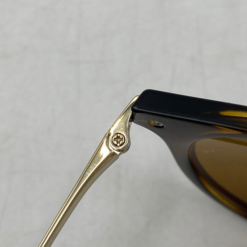 【中古品】【メンズ/レディース】 Ray-Ban レイバン SUNGLASSES RB4334D サングラス 203-260820-as-18-izu サイズ：55□19-145 カラー：ブラウン×ゴールド 万代Net店