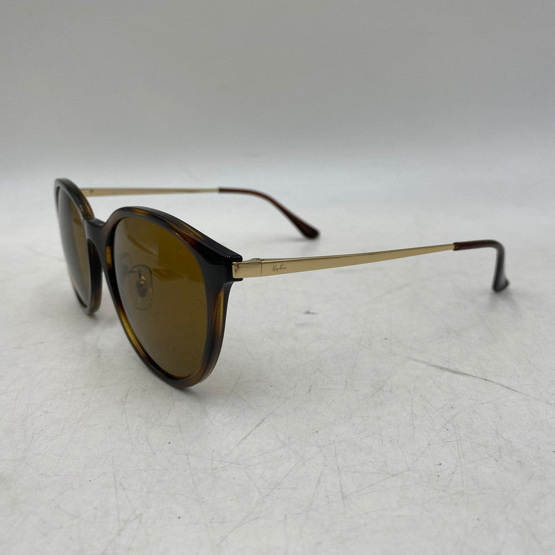 【中古品】【メンズ/レディース】 Ray-Ban レイバン SUNGLASSES RB4334D サングラス 203-260820-as-18-izu サイズ：55□19-145 カラー：ブラウン×ゴールド 万代Net店