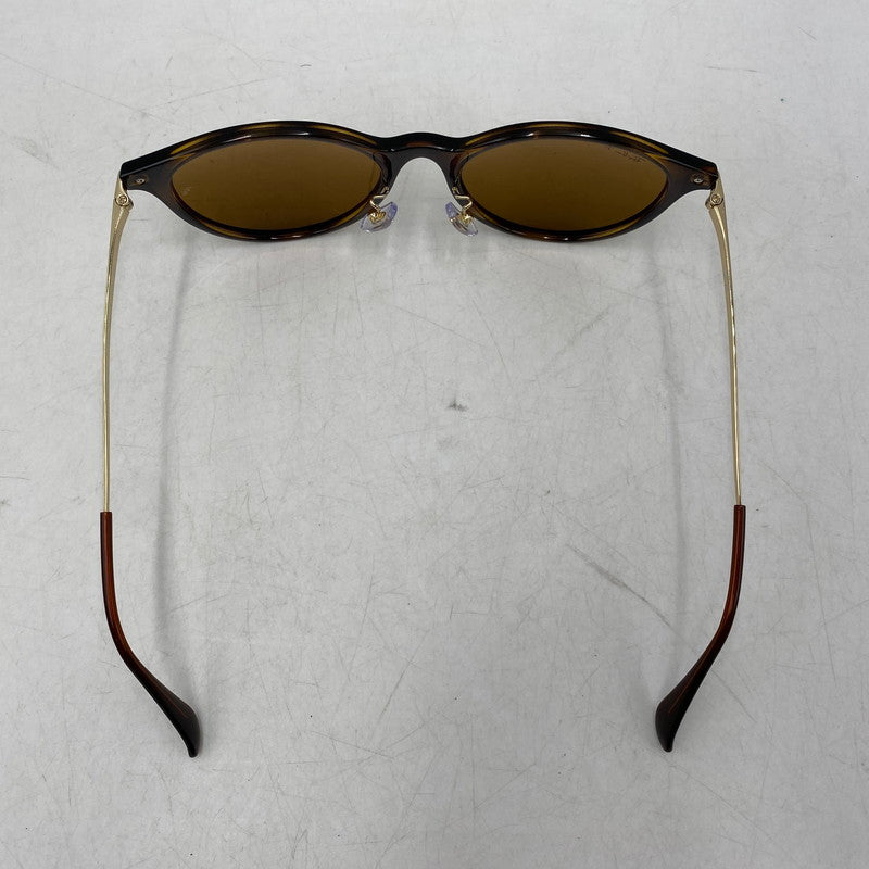 【中古品】【メンズ/レディース】 Ray-Ban レイバン SUNGLASSES RB4334D サングラス 203-260820-as-18-izu サイズ：55□19-145 カラー：ブラウン×ゴールド 万代Net店
