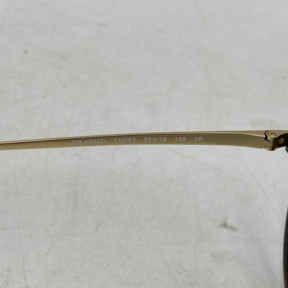 【中古品】【メンズ/レディース】 Ray-Ban レイバン SUNGLASSES RB4334D サングラス 203-260820-as-18-izu サイズ：55□19-145 カラー：ブラウン×ゴールド 万代Net店