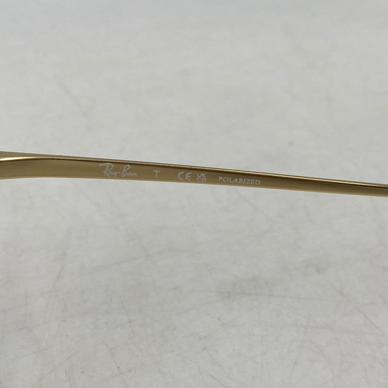 【中古品】【メンズ/レディース】 Ray-Ban レイバン SUNGLASSES RB4334D サングラス 203-260820-as-18-izu サイズ：55□19-145 カラー：ブラウン×ゴールド 万代Net店