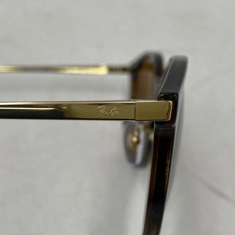 【中古品】【メンズ/レディース】 Ray-Ban レイバン SUNGLASSES RB4334D サングラス 203-260820-as-18-izu サイズ：55□19-145 カラー：ブラウン×ゴールド 万代Net店