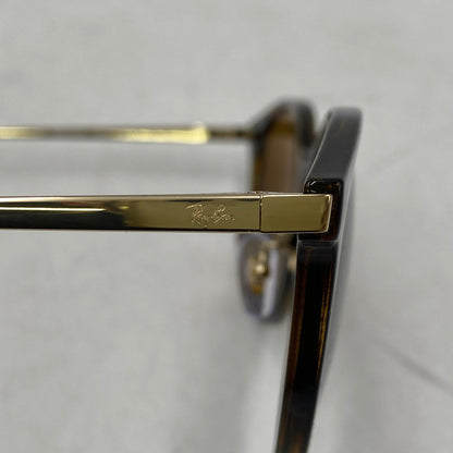 【中古品】【メンズ/レディース】 Ray-Ban レイバン SUNGLASSES RB4334D サングラス 203-260820-as-18-izu サイズ：55□19-145 カラー：ブラウン×ゴールド 万代Net店
