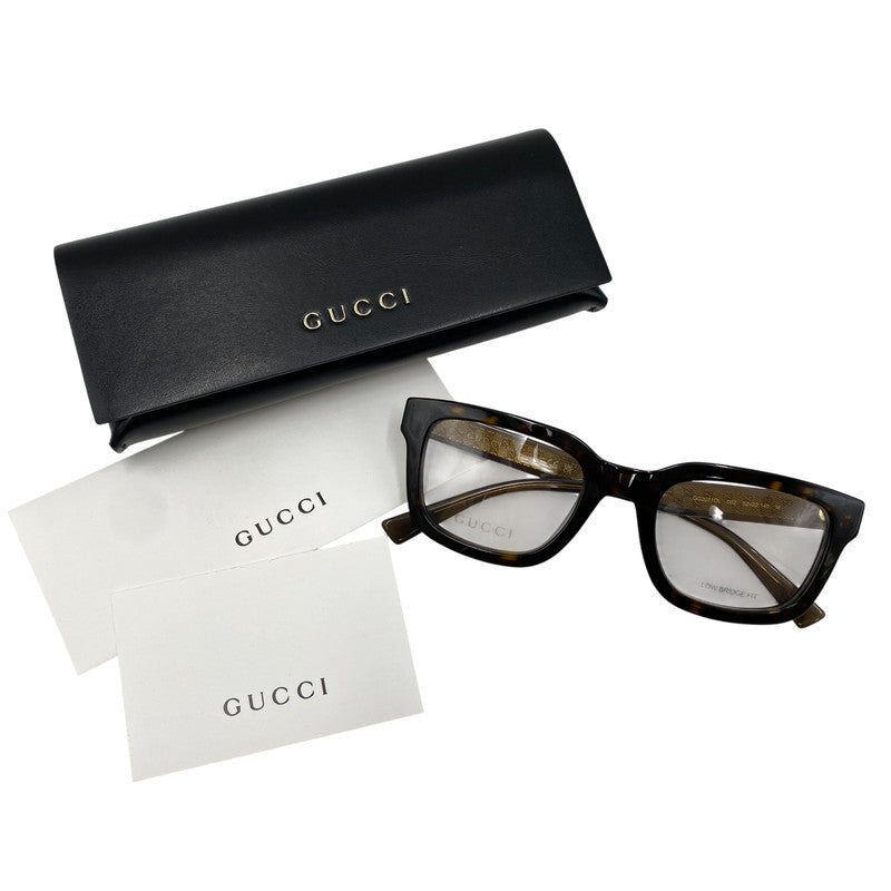 【中古品】【メンズ/レディース】 GUCCI グッチ SQUARE SUNGLASSES GG2071OL スクエア サングラス メガネ 183-260820-as-13-izu サイズ：52□22-145 カラー：ブラウン系 万代Net店