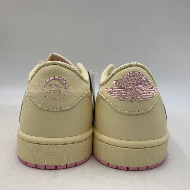 【中古美品】【メンズ】 NIKE ナイキ×TRAVIS SCOTT トラヴィス スコット IQ7604-100 AIR JORDAN 1 RETRO LOW OG エア ジョーダン ワン レトロ ロー オリジナル スニーカー シューズ 靴 160-260819-cs-09-izu サイズ：27.0cm カラー：MUSLIN/SHY PINK-SAIL 万代Net店