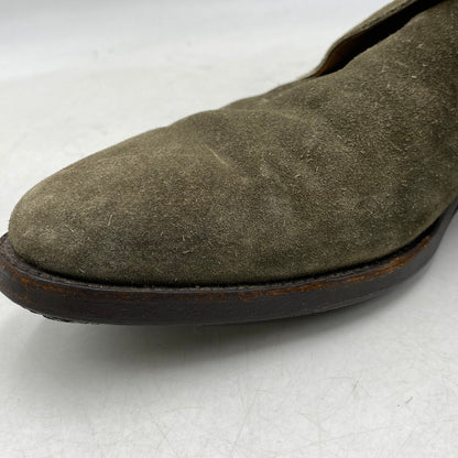 【現状渡し品】【メンズ】 BUDAPESTER SCHUHE ブダペスターシューズ モンクストラップ スエードチャッカブーツ 靴 164-260820-as-10-izu サイズ：8 1/2 カラー：カーキ 万代Net店