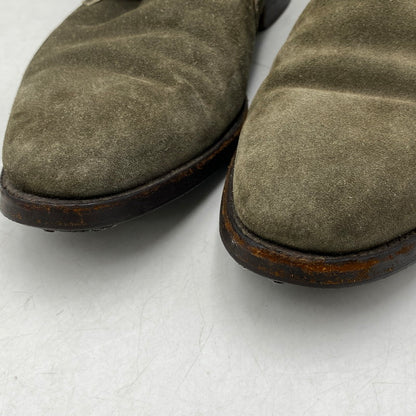 【現状渡し品】【メンズ】 BUDAPESTER SCHUHE ブダペスターシューズ モンクストラップ スエードチャッカブーツ 靴 164-260820-as-10-izu サイズ：8 1/2 カラー：カーキ 万代Net店