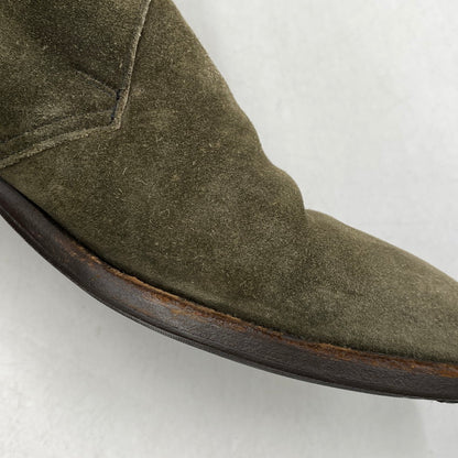 【現状渡し品】【メンズ】 BUDAPESTER SCHUHE ブダペスターシューズ モンクストラップ スエードチャッカブーツ 靴 164-260820-as-10-izu サイズ：8 1/2 カラー：カーキ 万代Net店