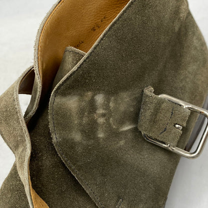 【現状渡し品】【メンズ】 BUDAPESTER SCHUHE ブダペスターシューズ モンクストラップ スエードチャッカブーツ 靴 164-260820-as-10-izu サイズ：8 1/2 カラー：カーキ 万代Net店