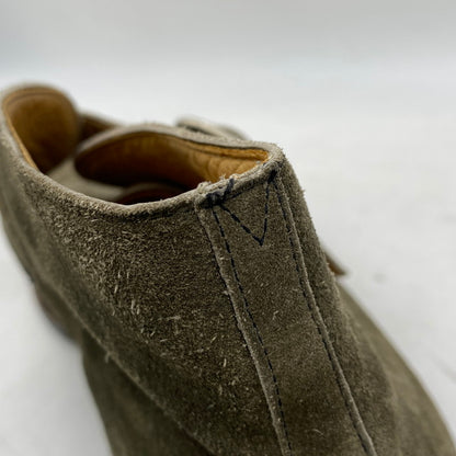 【現状渡し品】【メンズ】 BUDAPESTER SCHUHE ブダペスターシューズ モンクストラップ スエードチャッカブーツ 靴 164-260820-as-10-izu サイズ：8 1/2 カラー：カーキ 万代Net店
