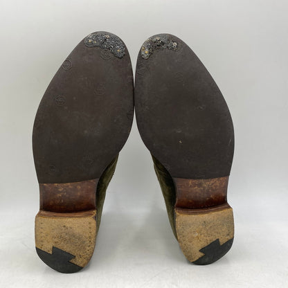 【現状渡し品】【メンズ】 BUDAPESTER SCHUHE ブダペスターシューズ モンクストラップ スエードチャッカブーツ 靴 164-260820-as-10-izu サイズ：8 1/2 カラー：カーキ 万代Net店