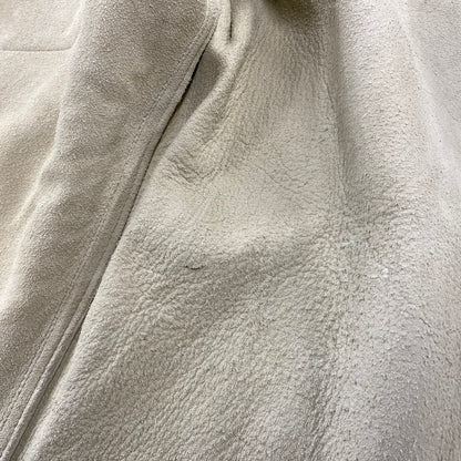 【現状渡し品】【メンズ】 RED MOON レッドムーン DEER SKIN LEATHER WESTERN SHIRT JACKET ディア スキン レザー ウエスタン シャツ ジャケット アウター 145-260821-cs-13-izu サイズ：M カラー：ホワイト系 万代Net店