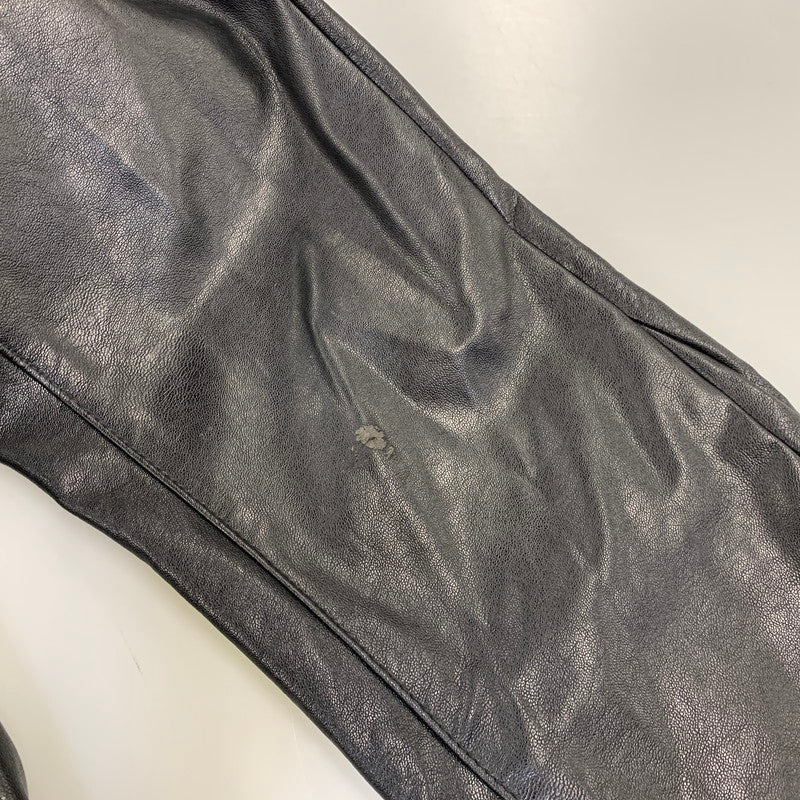 【現状渡し品】【メンズ】 MNML ミニマル FAKE LEATHER FLARE PANTS フェイク レザー フレア パンツ ボトムス 153-260831-kh-05-izu サイズ：32 カラー：ブラック 万代Net店